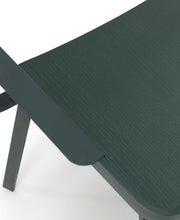 4x grün lackierter Holzstuhl 61 cm x 51,5 cm H. 82 cm