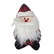 Red Santa Claus Stoff Stopp CM16X17H36
