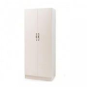 Modularer Kleiderschrank für Schlafzimmer 2 weiße Türen CM 90x60xh 180