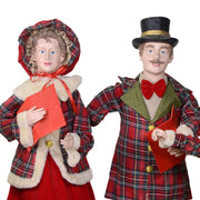 Familie Cantori Red Fabric Scottish 4pz CM34X22H95