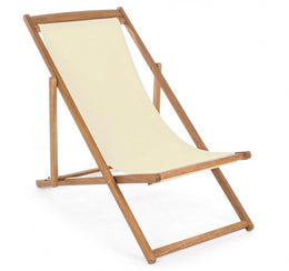 4x entspannen Deckchair Noemi Ecru '