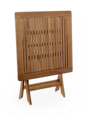 Noemi -Tisch für Outdoor in Acacia Wood Follive 70x70x H73 cm