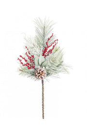 12x Pick Cherryl Red H55cm Beeren