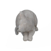 Graue Katze grau CM19X11.5H14.5