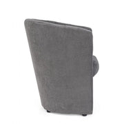 Hölzerne Sessel und Anthrazitgewebe Belize 64,5x63x H76 cm