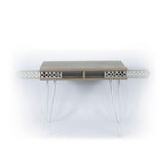 Ilia Desk White Metal Feet und Rove Eiche 96x51x75 HMT190642