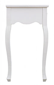 Mobile Konsole 2 Schubladen Weißholz Blanc CM 80 x 40 x 75