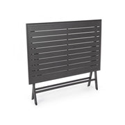 Outdoor -Tisch in Anthrazitaluminium Elin 110x70x H71 cm