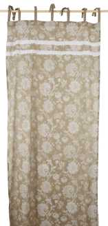 Damascata Vorhang mit Spitzen-RI-0361 cm. 105 x 280