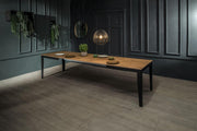 Rovere-Black Extendable Tabelle 80 cm x 130-290 cm H. 76 cm