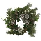 Runde weiße Plastikkoron CM Ø40