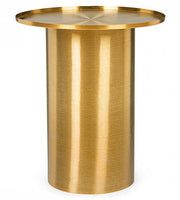 Gold im Metalltisch -Atmosphäre -Stil CM Ø51x59h