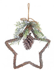 8x Anhänger Reynard Silver Berry Star