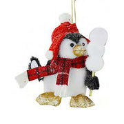 Penguin mit rotem Kappen NBR-1241 cm. 13 x 13 h 15