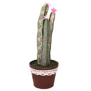 Kaktusgewebe mit runden grünen Blumen CMø14H41