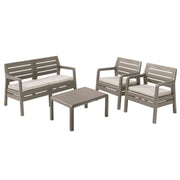 Gartenset Delano 4 PCs Cappuccino