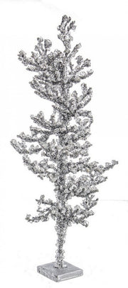 2x Silber Artic Decoration