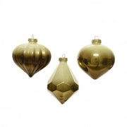 Ball der Weihnachtskugel in grünem Grün Gold 8 cm pz 1