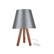 Pino ASZ1453 Tischlampe Trew Trilted Wood und graues Licht