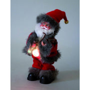 Santa Claus Puppet mit Geige H32 cm
