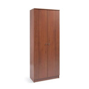 Multi -Use -Walnuss -Garderobe antike Holzholz 2 Türen H182X71X38