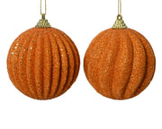 Weihnachtskugelschaum für Bälle Brillantine Perlen 2Ass Farbe Kupferrot Ø 8 cm