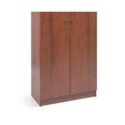 Multi -Use -Walnuss -Garderobe antike Holzholz 2 Türen H182X71X38