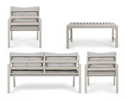 Elfenbein Garden Lounge mit abnehmbaren Kissen