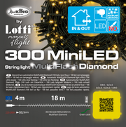 300 Mini -LED -Multi -Blitz -Kettendurchmesser. 18m