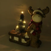 Renna Harz mit grauem Schlitten CM30x14H32