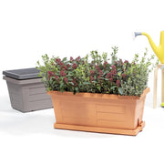 80 cm gekochter Holzplaner für Pflanzen und Gartenblumen ohne Untertasse (Code 31180)