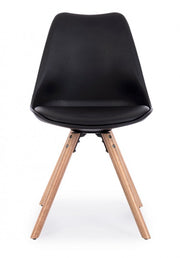 4x neuer schwarzer Trendstuhl