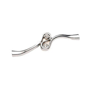 Chromgriff für Mobilgeräte mit Jewel Parilti Y1345 Chrom Finish, 192 mm