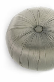 Pouf Design Velvet Metallgrau 36 x 36 x H 30 cm cm