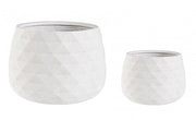 Set2 P.Vaso Pyramid White Bowl
