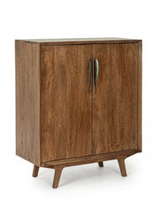 Vintage -Style -Holzschrank 2 Türen CM 90x40x108 cm