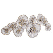 Blumendekoration des Eisenwand Aurum 115 x 54 cm