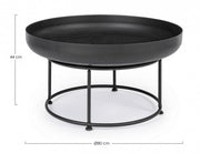 Braciere Hyfestus in Metall D80 cm