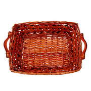 Cesto Wicker Walnuss Walnuss rechteckiger Honig CM53X38H13