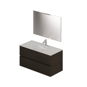 100 Badezimmer Komposition Farbe Mud H54x101x46cm