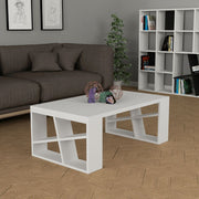 Honig rechteckiges Wohnzimmer, Bianco, L 105 x P 60 x H 40 cm
