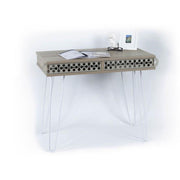 Ilia Desk White Metal Feet und Rove Eiche 96x51x75 HMT190642