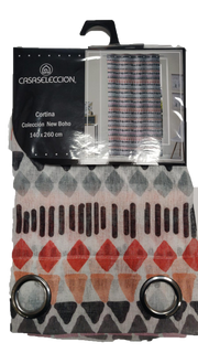 Cortina Boho Vorhang 140 x 260 Zentimeter
