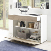 Mable Mobile 1 Schubladen 1 White-Real Rode 111x42XH 82 cm (Astrakatmblrc-209007-05k) Effezz