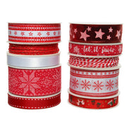 Sortiertes Band in rot und weißer 4x1.5x0 weißer Polyester