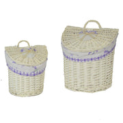 Wicker Wicker Basket 1-2 Lavendel Crew CM28X21H2299