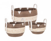 3x SET3 CESTA 2M THELMA MARRONE BOMBE
