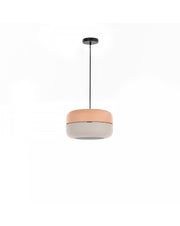 IDRA -Suspensionslampe in rosa Metall und Sts Grey