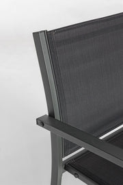 Set 4 Anthrazit -Metall Wohnzimmer