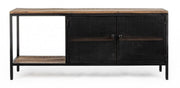 Industrial Style Metal TV Cabinet 2 Türen